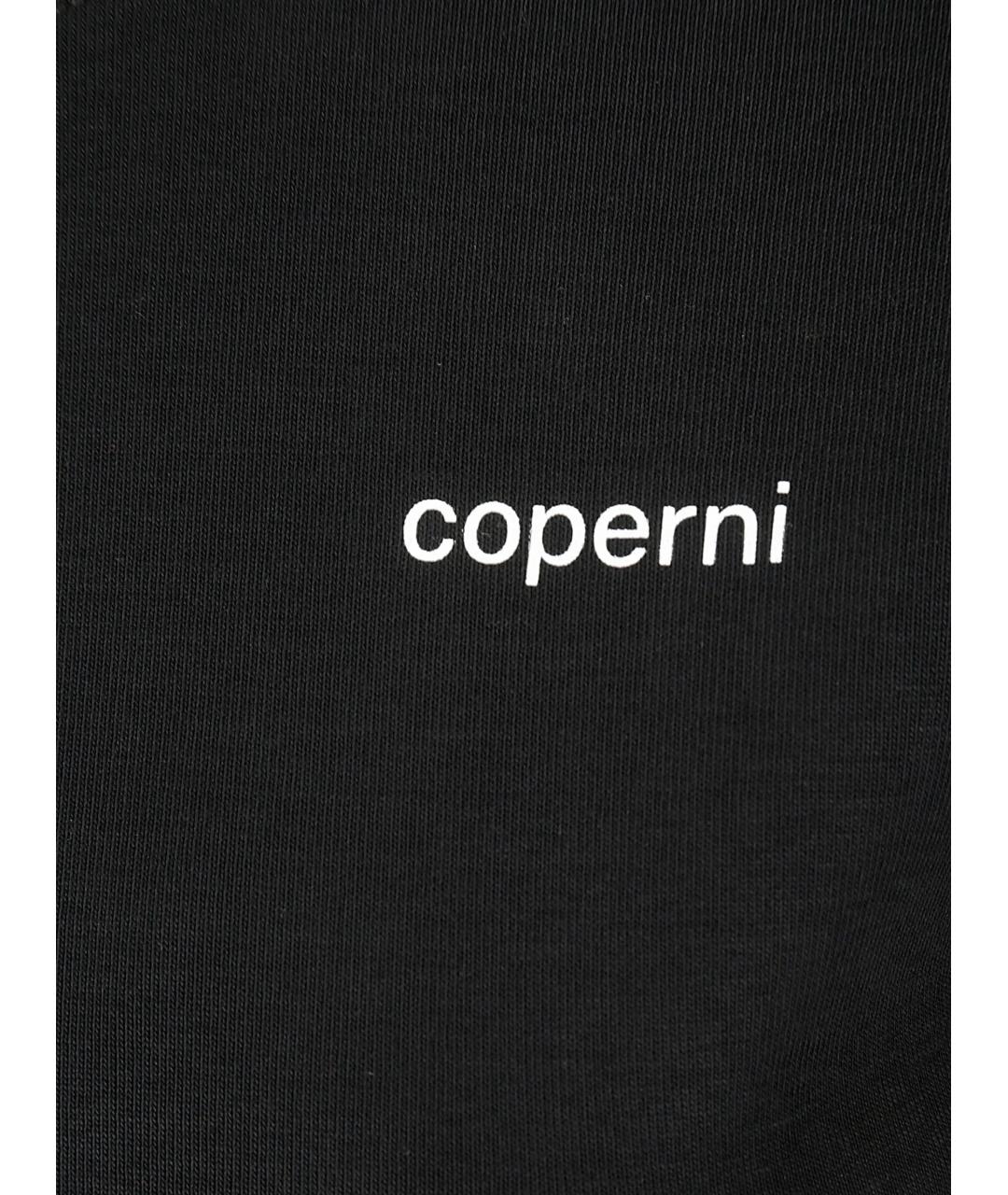 COPERNI Черная хлопковая футболка, фото 2