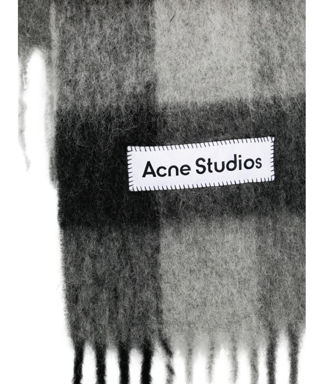 ACNE STUDIOS Мульти шерстяной шарф, фото 2