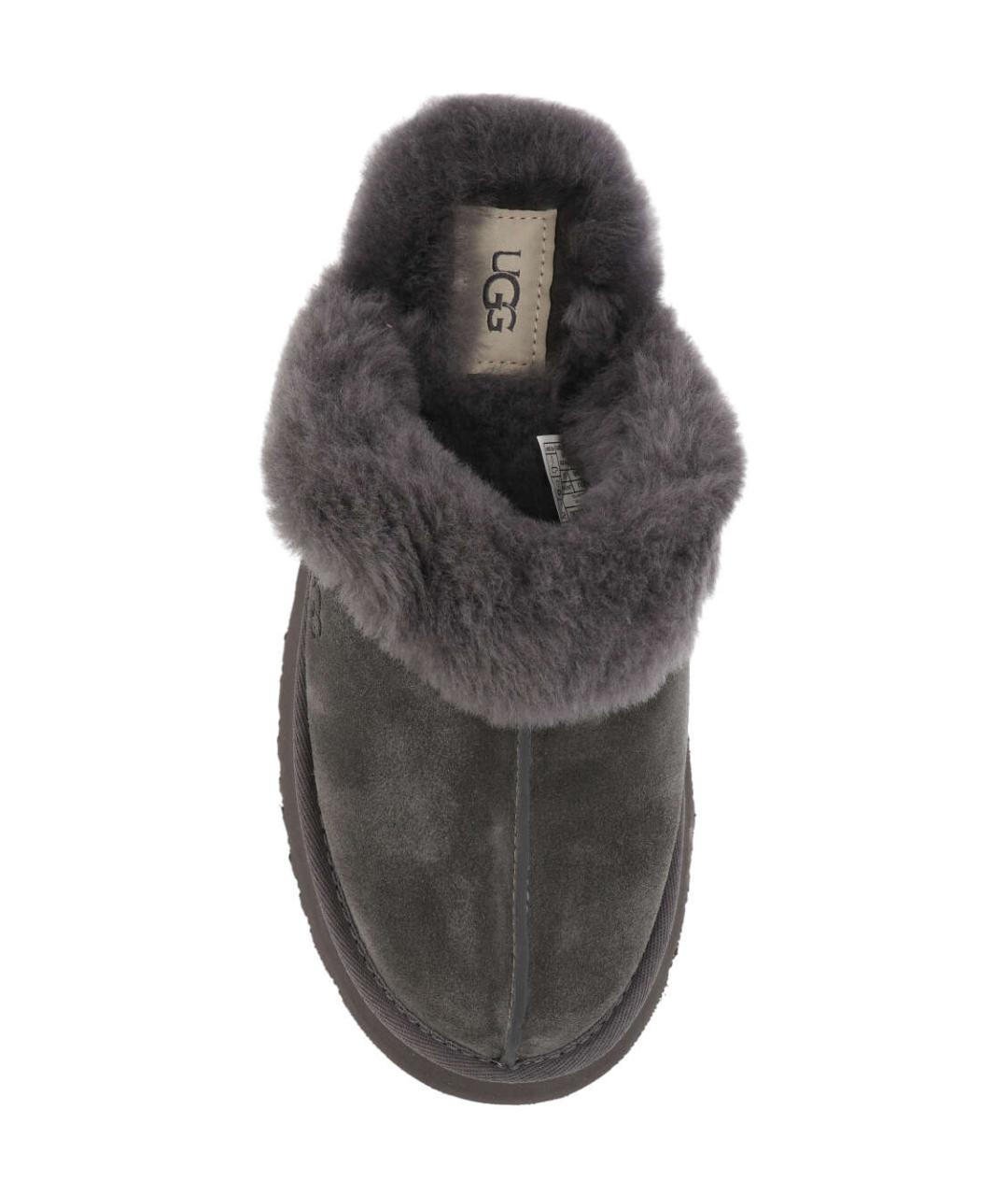 UGG Серые замшевые сабо, фото 4