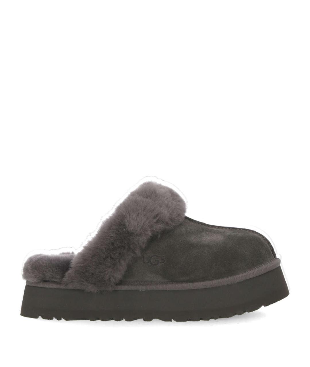 UGG Серые замшевые сабо, фото 1