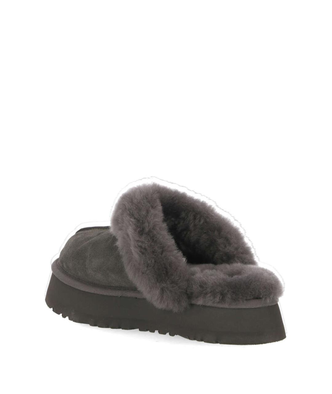UGG Серые замшевые сабо, фото 3