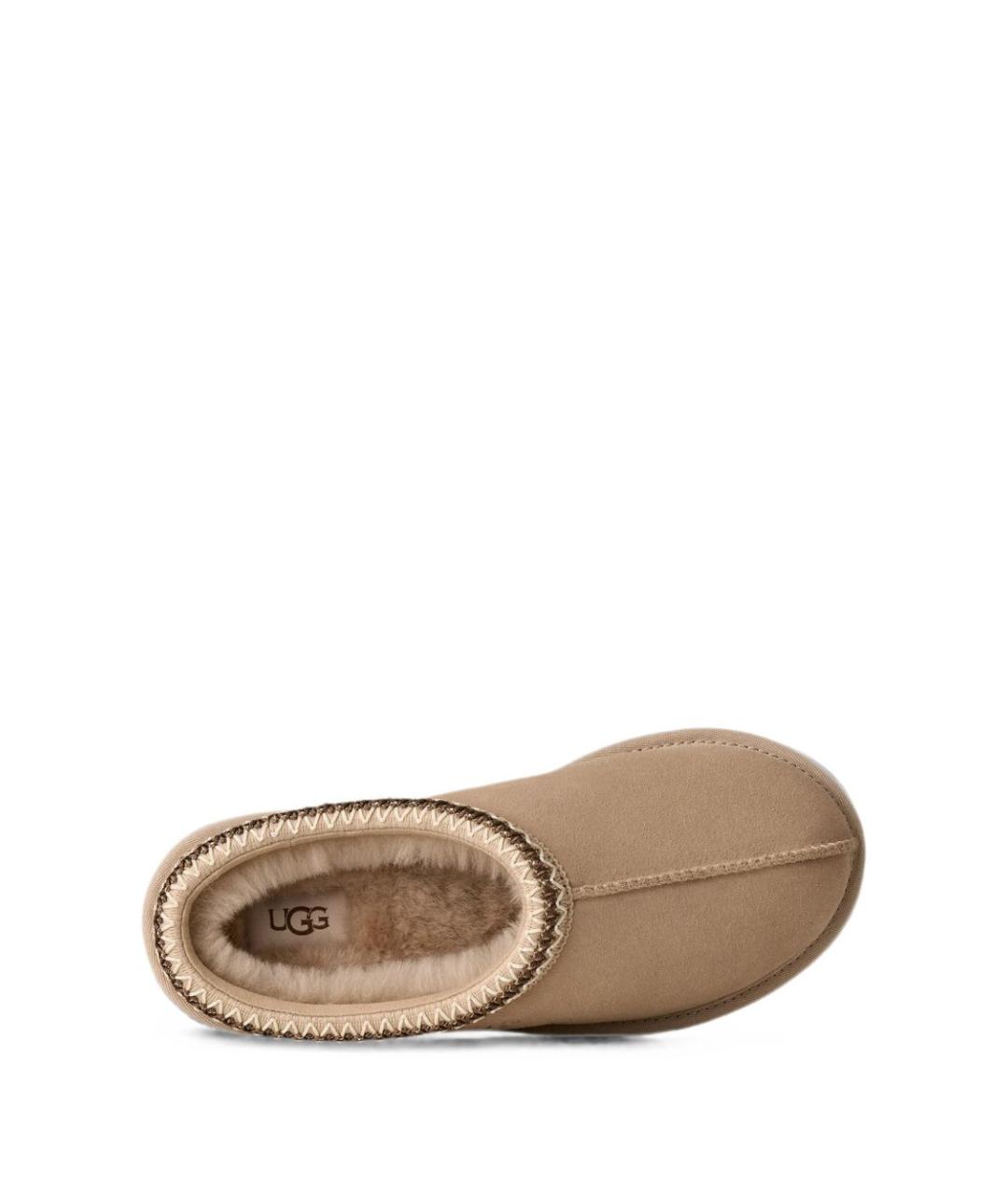UGG Бежевые замшевые сабо, фото 2