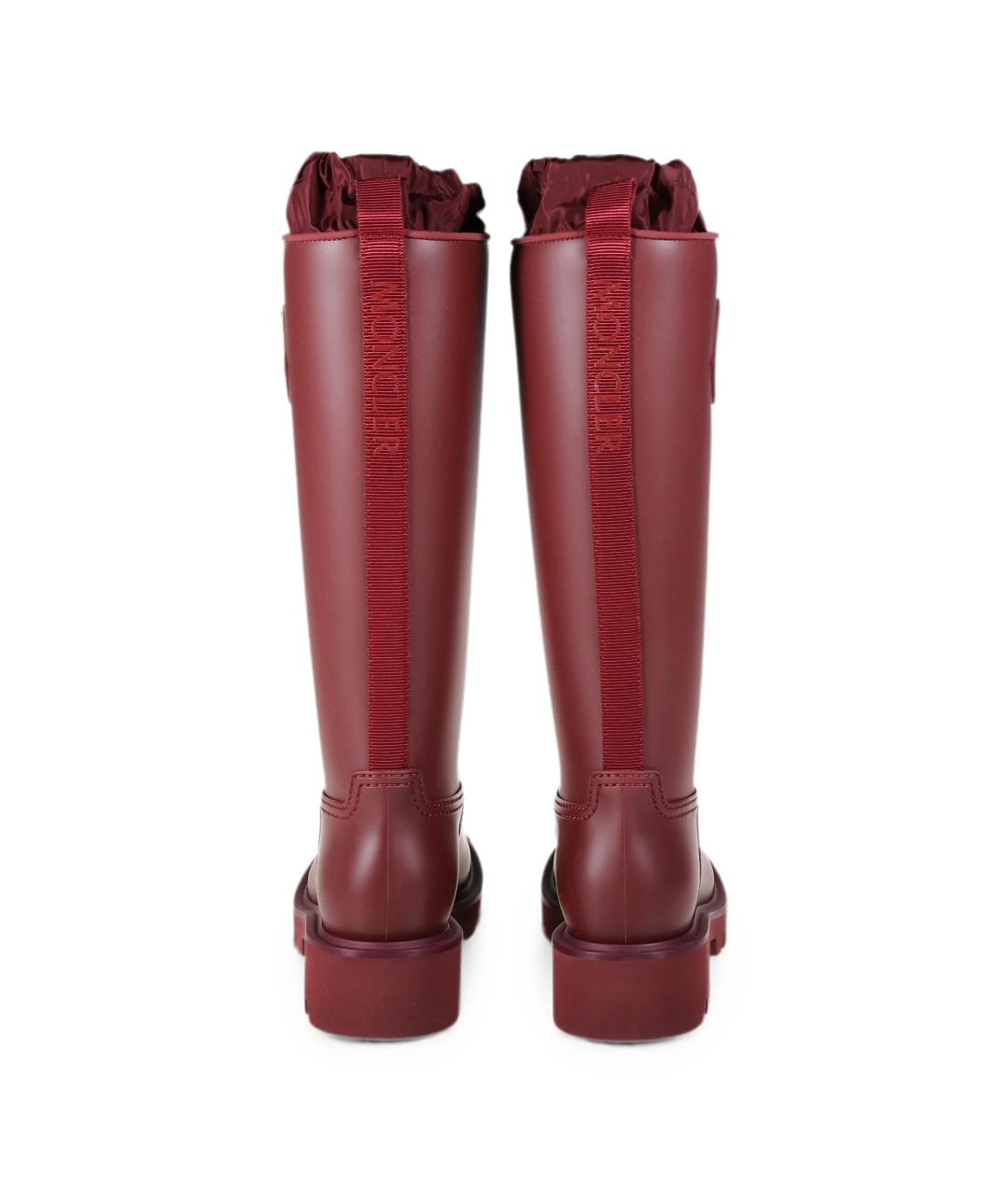 MONCLER Красные резиновые сапоги, фото 3