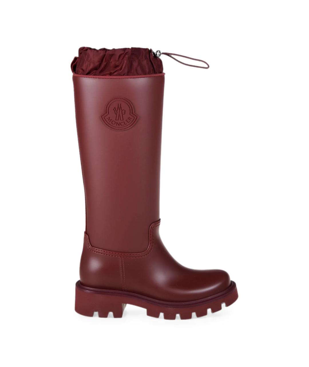 MONCLER Красные резиновые сапоги, фото 1