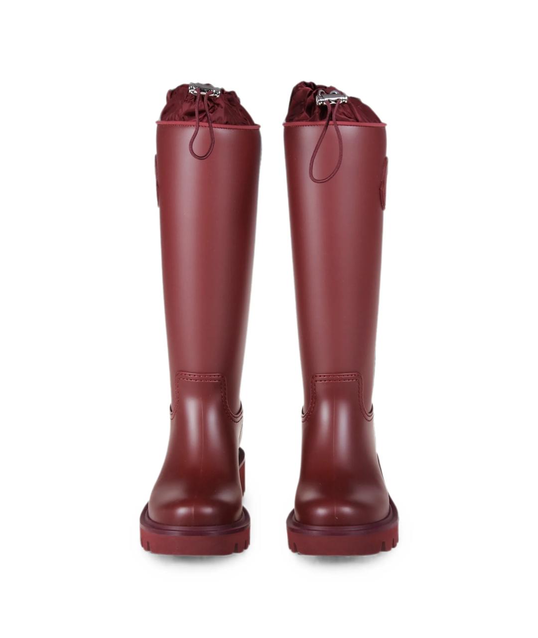 MONCLER Красные резиновые сапоги, фото 2