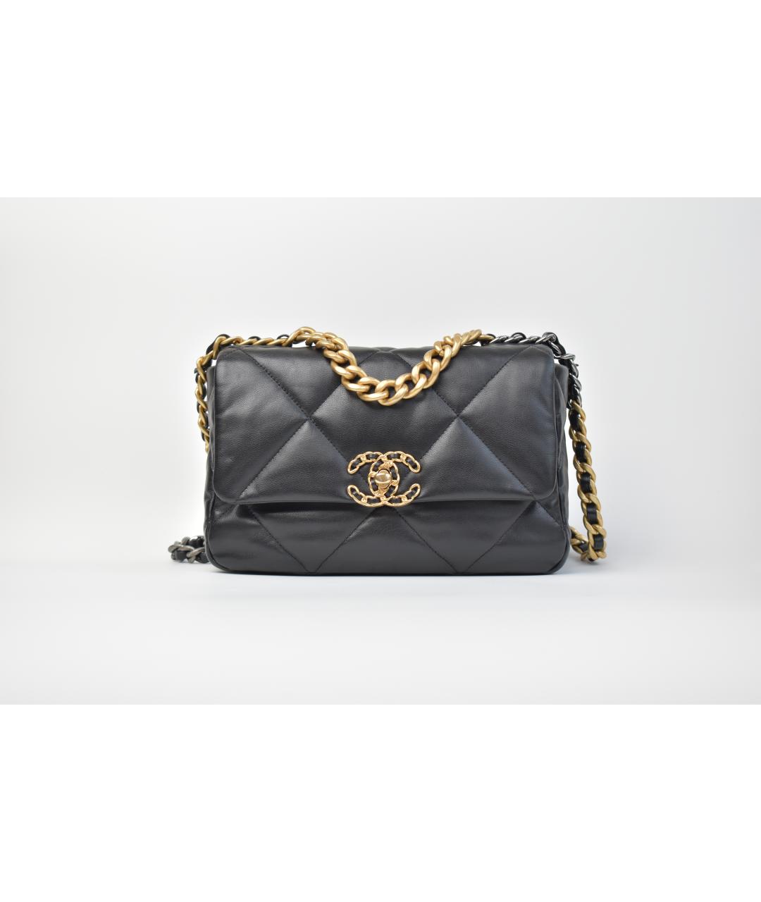 CHANEL Черная сумка через плечо, фото 10