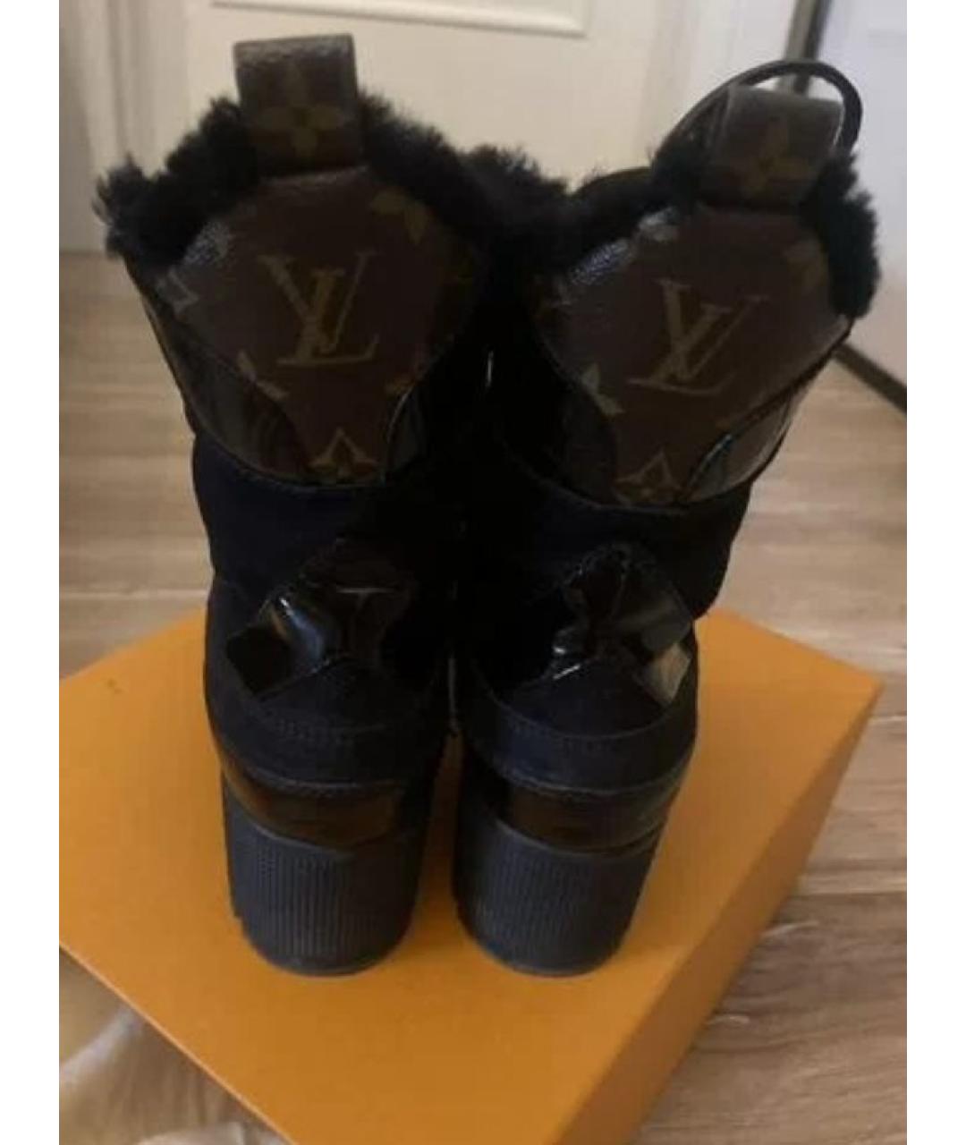LOUIS VUITTON Черные ботинки, фото 3
