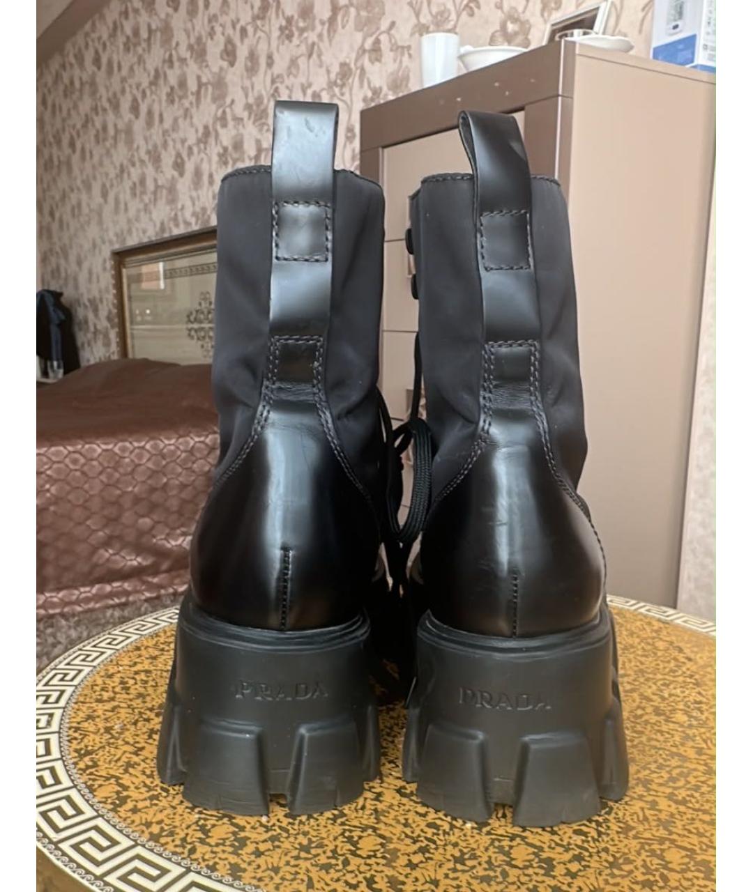 BALENCIAGA Черные ботинки, фото 4