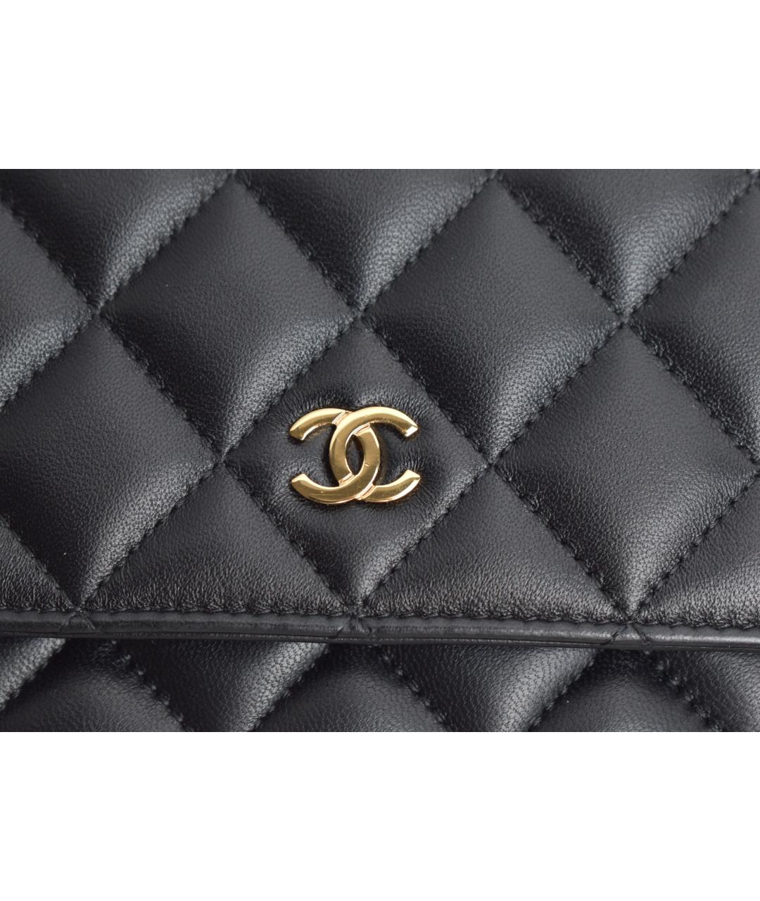 CHANEL Черная сумка через плечо, фото 8