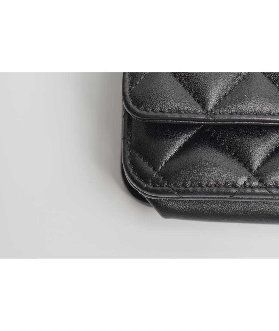 CHANEL Черная сумка через плечо, фото 6