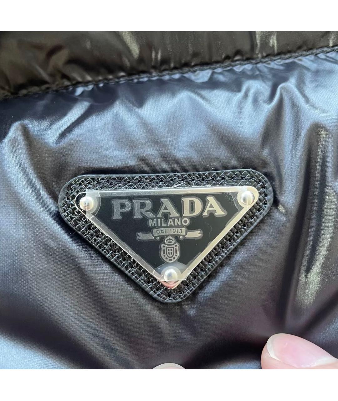 PRADA Черный пуховик, фото 3