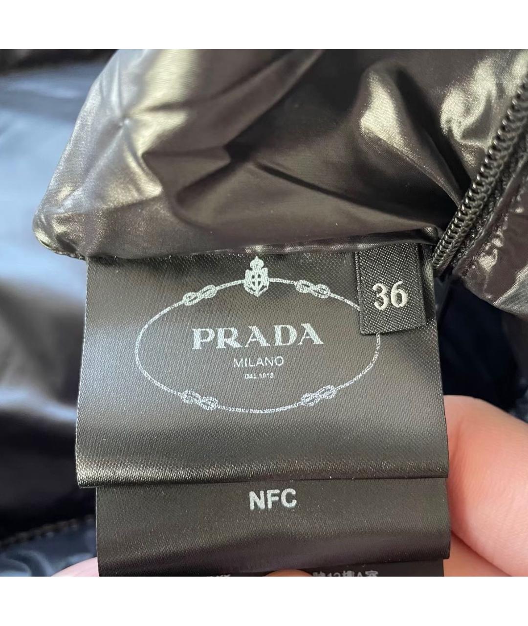 PRADA Черный пуховик, фото 5