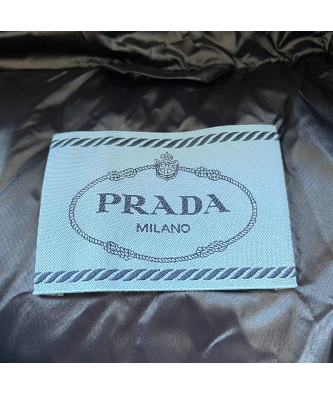 PRADA Черный пуховик, фото 4