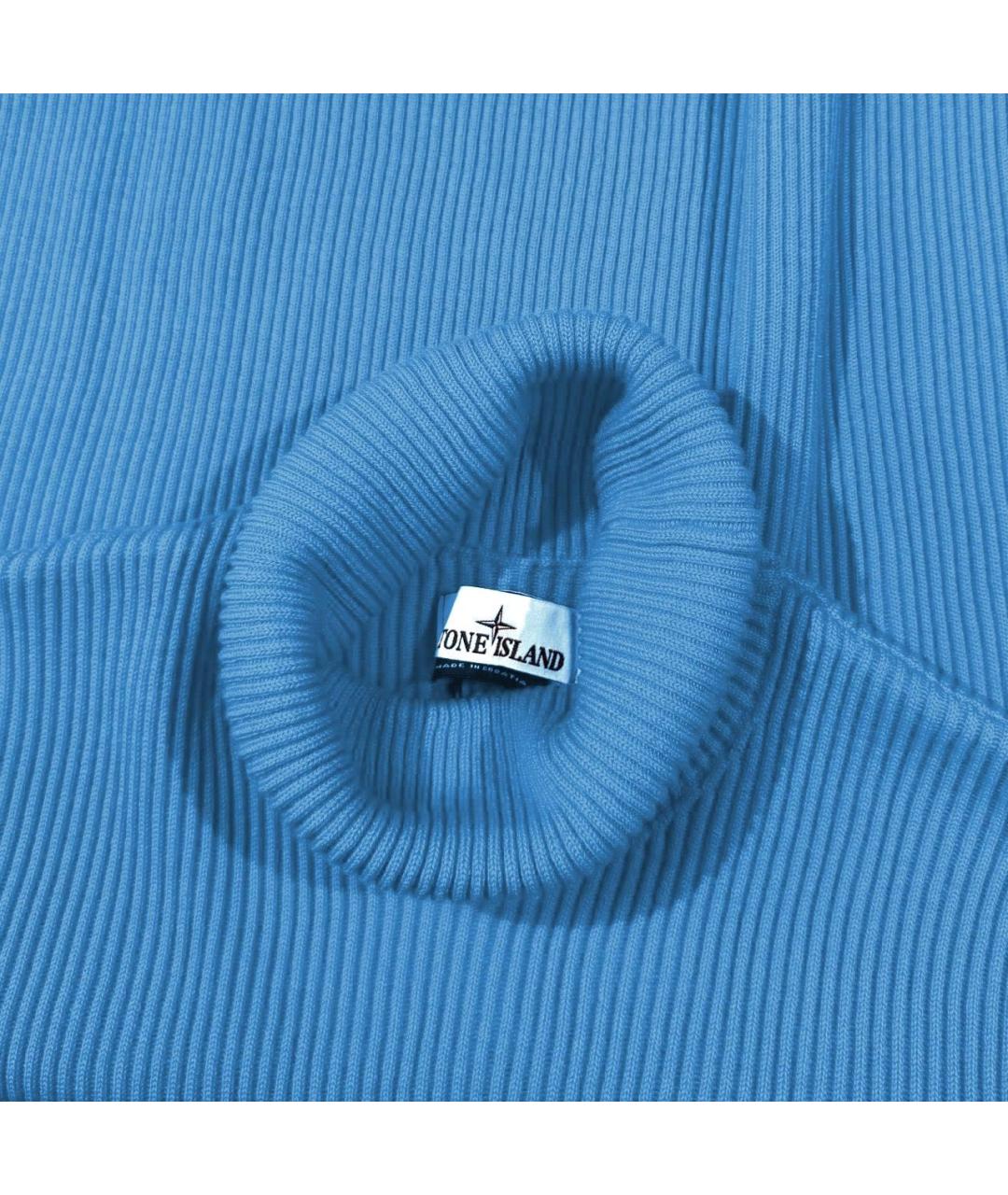 STONE ISLAND Синий шерстяной джемпер / свитер, фото 4