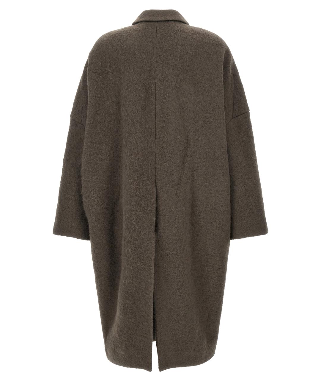 RICK OWENS Мульти шерстяное пальто, фото 2