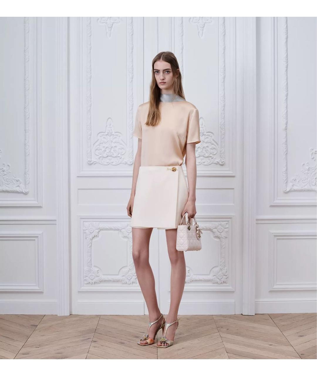 CHRISTIAN DIOR Розовая шелковая блузы, фото 3
