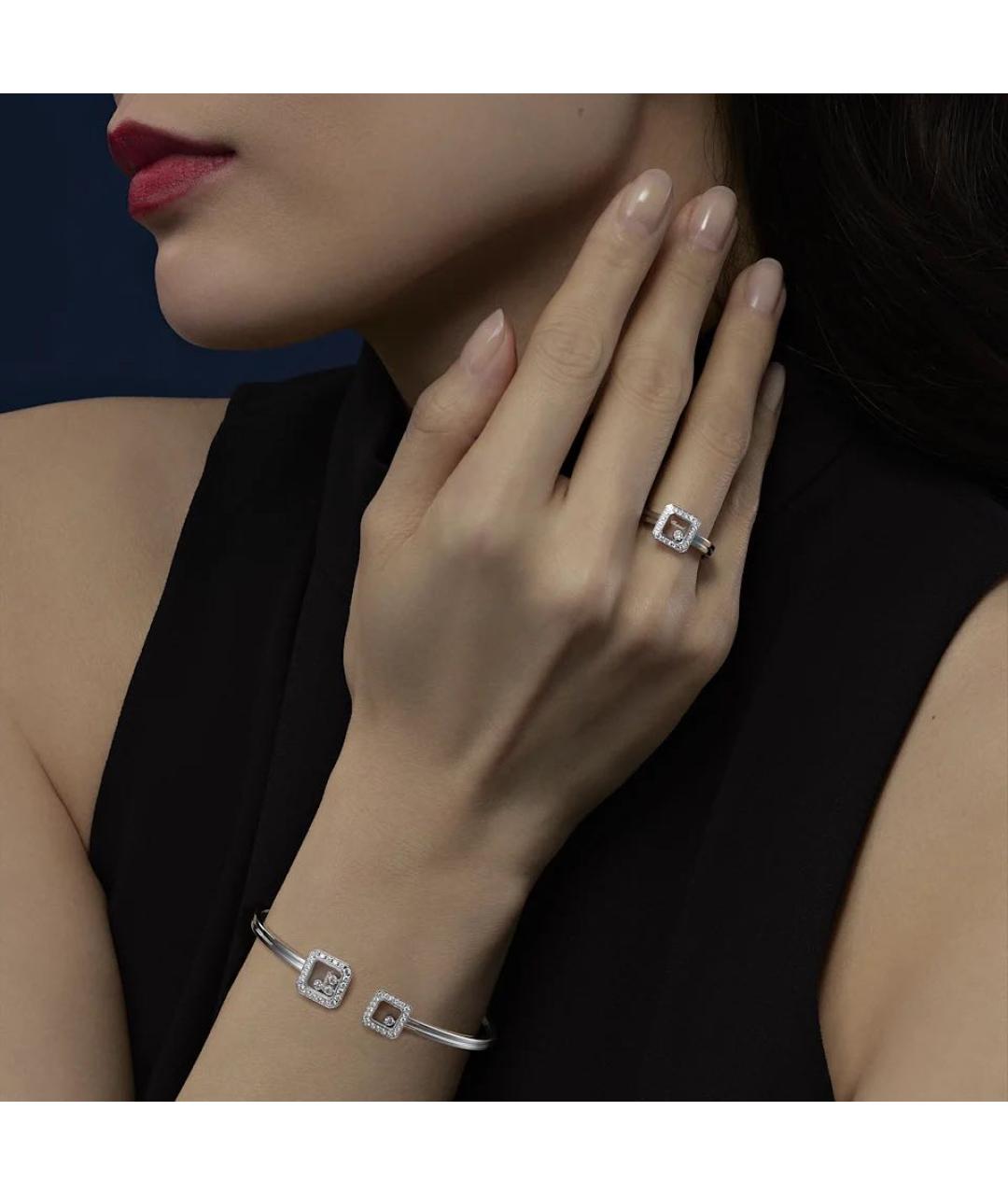 CHOPARD Серебряные серьги из белого золота, фото 5