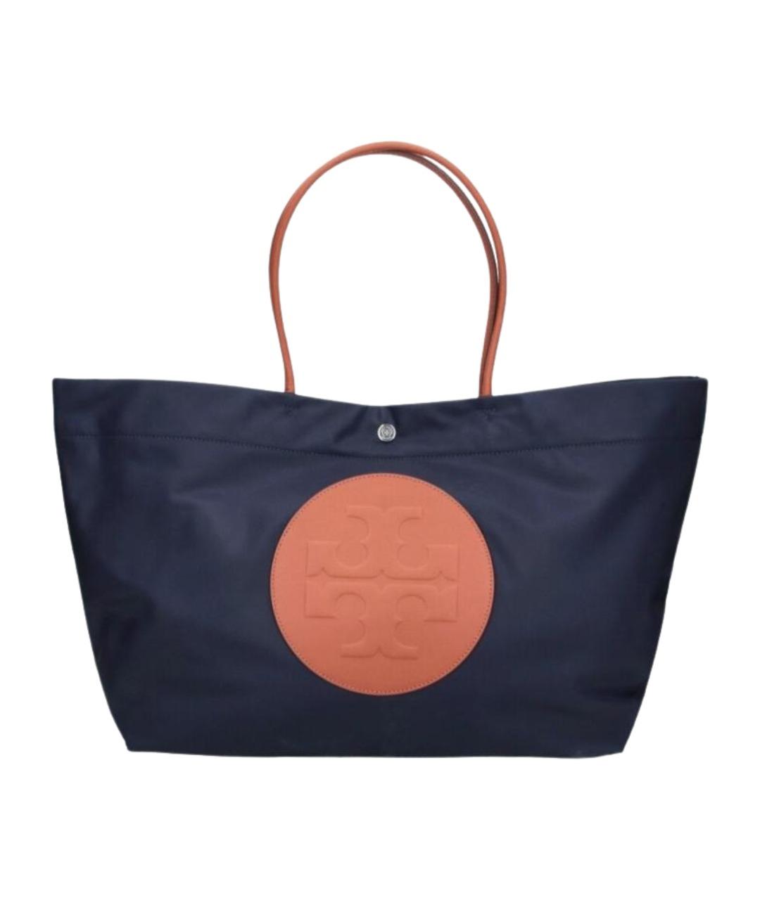 TORY BURCH Синяя сумка тоут, фото 1