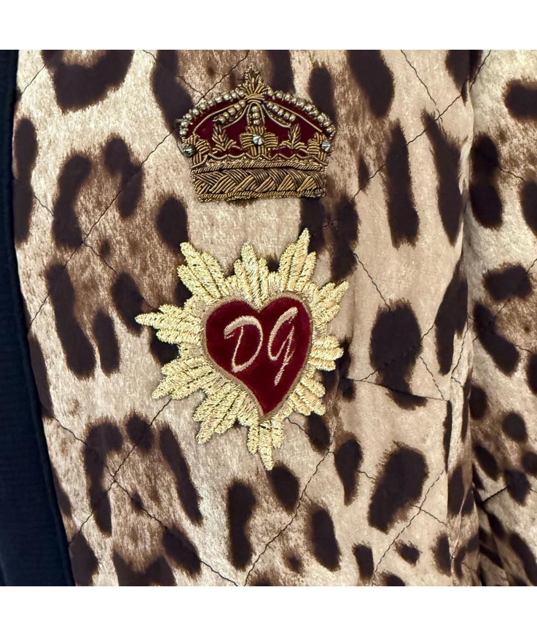 DOLCE&GABBANA Коричневая вискозная куртка, фото 4