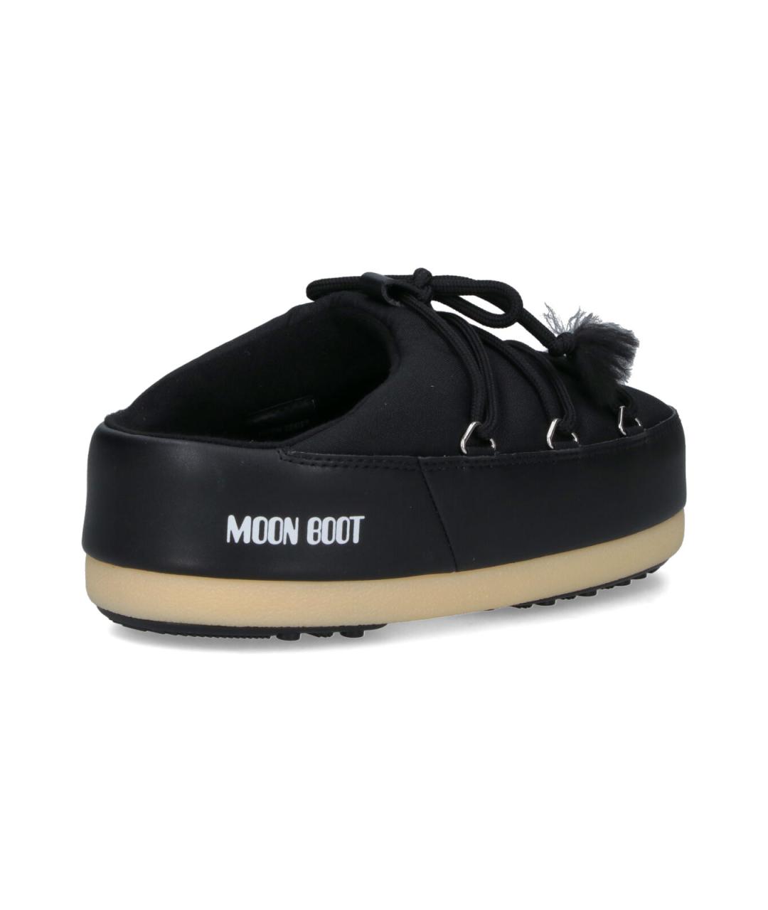 MOON BOOT Черные синтетические низкие ботинки, фото 4