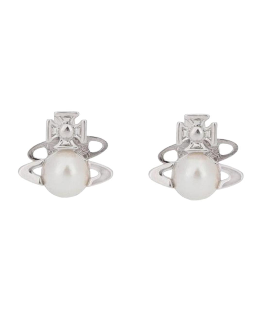 VIVIENNE WESTWOOD Серебряные латунные серьги, фото 1