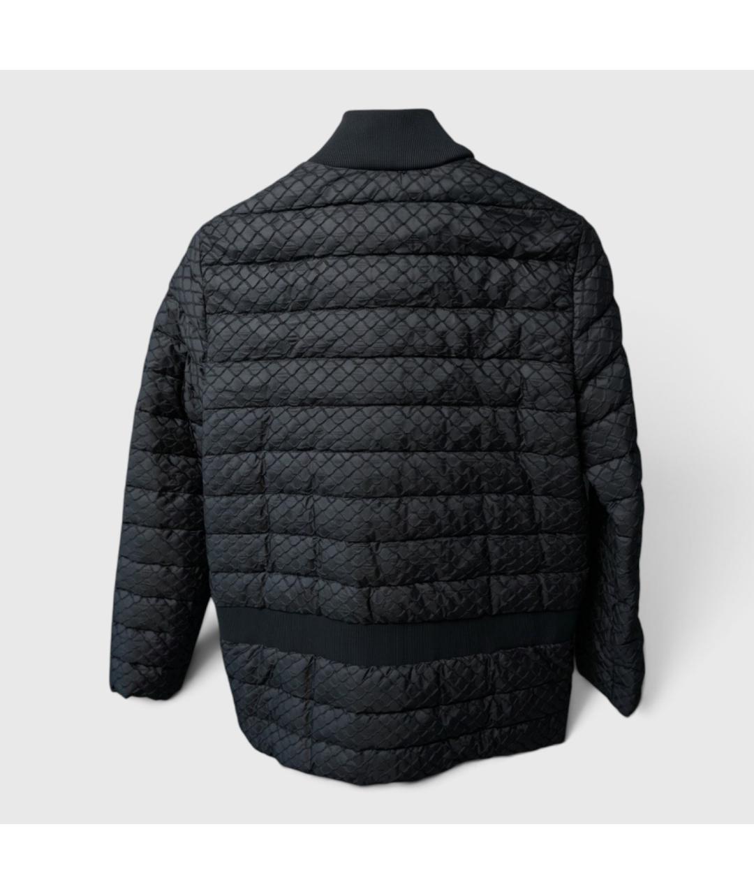 MONCLER Черная нейлоновая куртка, фото 2