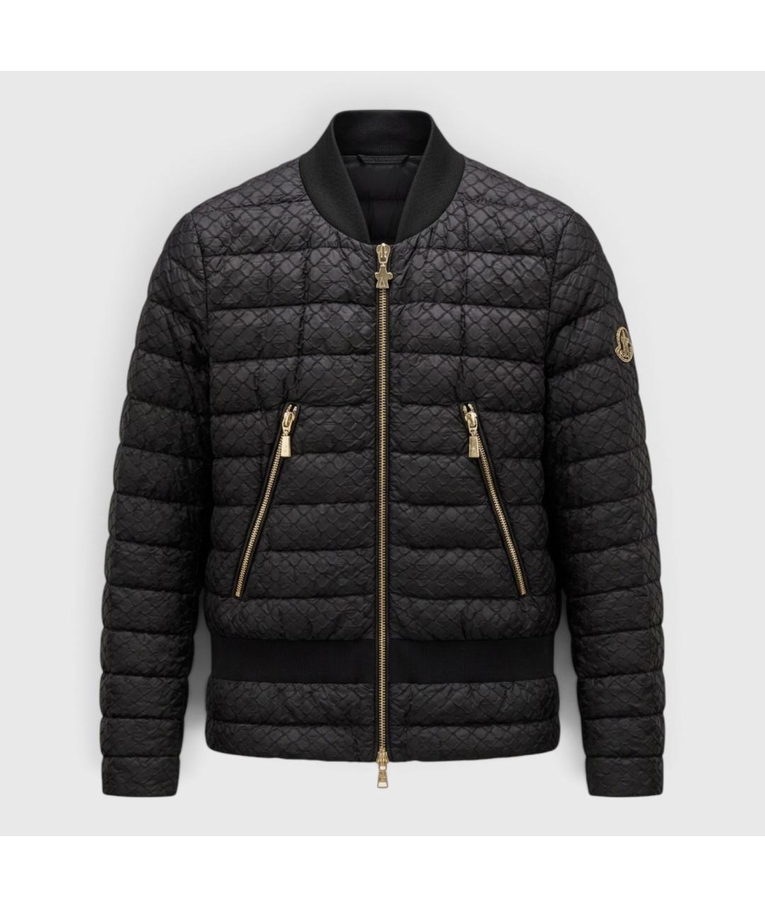 MONCLER Черная нейлоновая куртка, фото 10