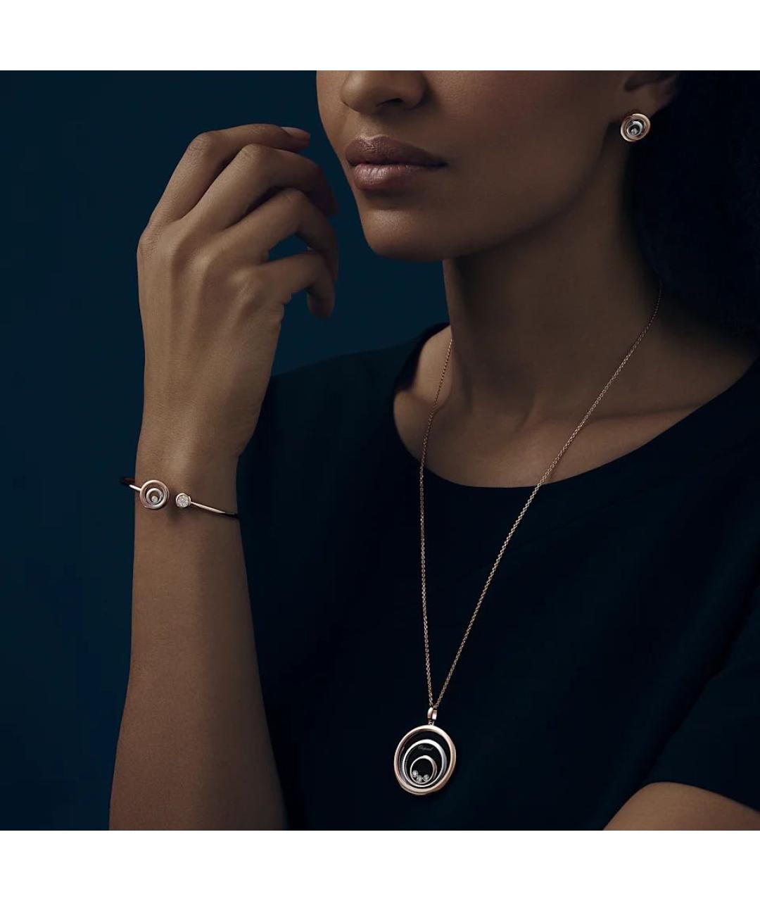 CHOPARD Золотые серьги из розового золота, фото 5