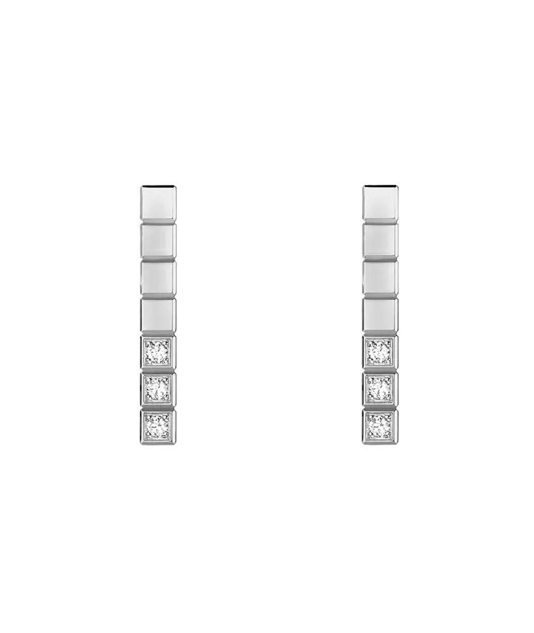 CHOPARD Серебряные серьги из белого золота, фото 3