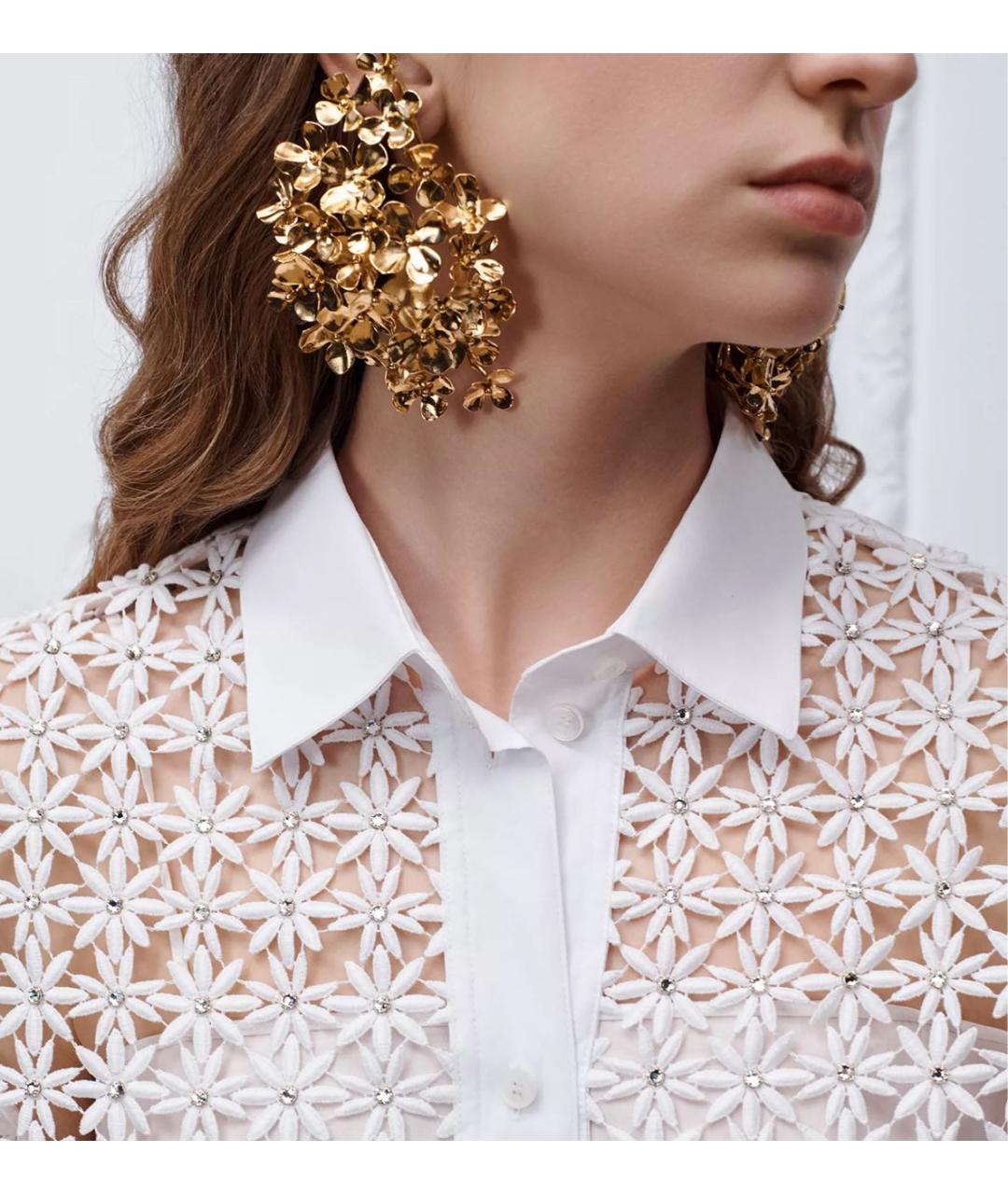 CHRISTIAN DIOR Белая хлопковая рубашка, фото 4