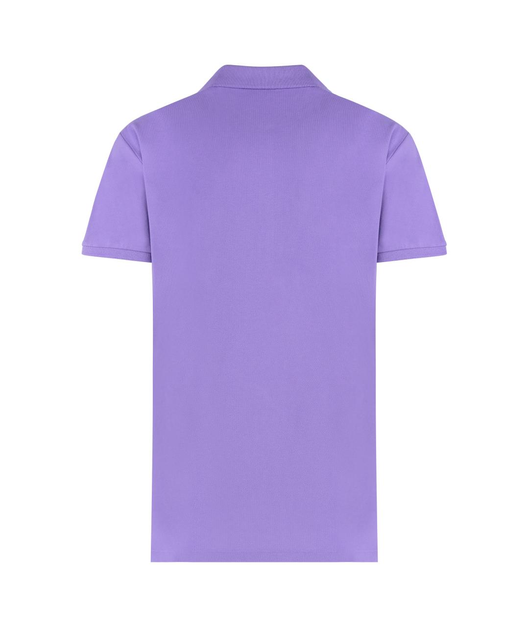 POLO RALPH LAUREN Фиолетовая хлопковая футболка, фото 2