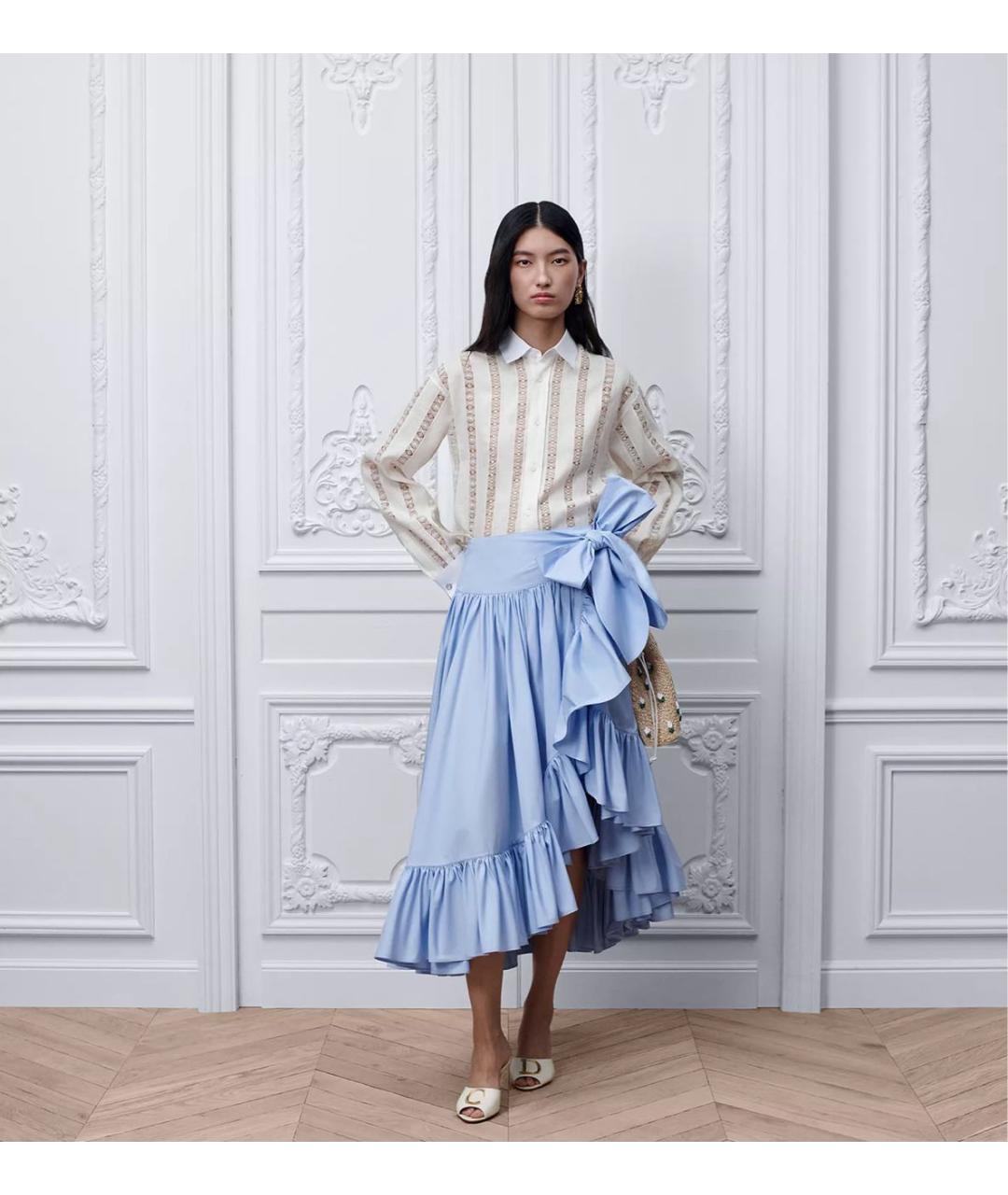 CHRISTIAN DIOR Хлопковая блузы, фото 2