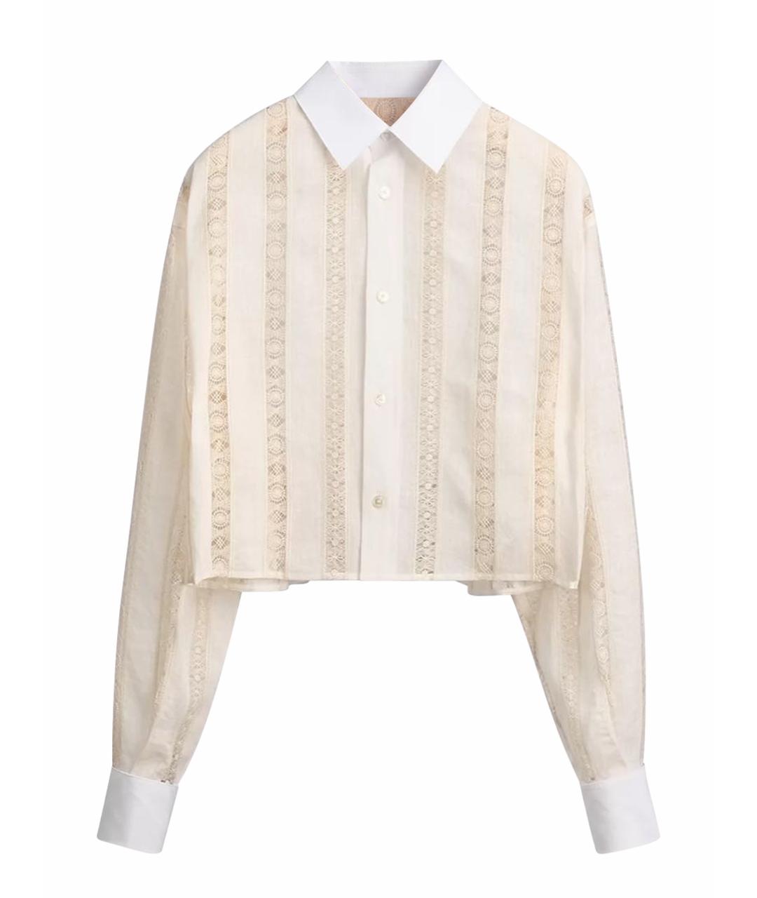 CHRISTIAN DIOR Хлопковая блузы, фото 1
