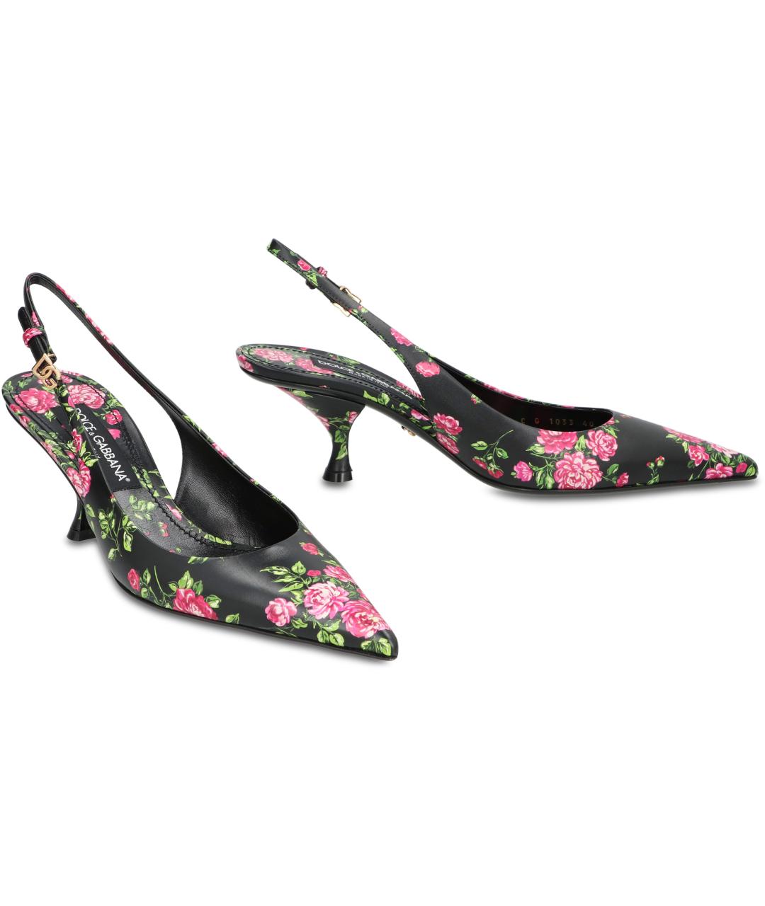 DOLCE&GABBANA Мульти кожаные туфли, фото 2