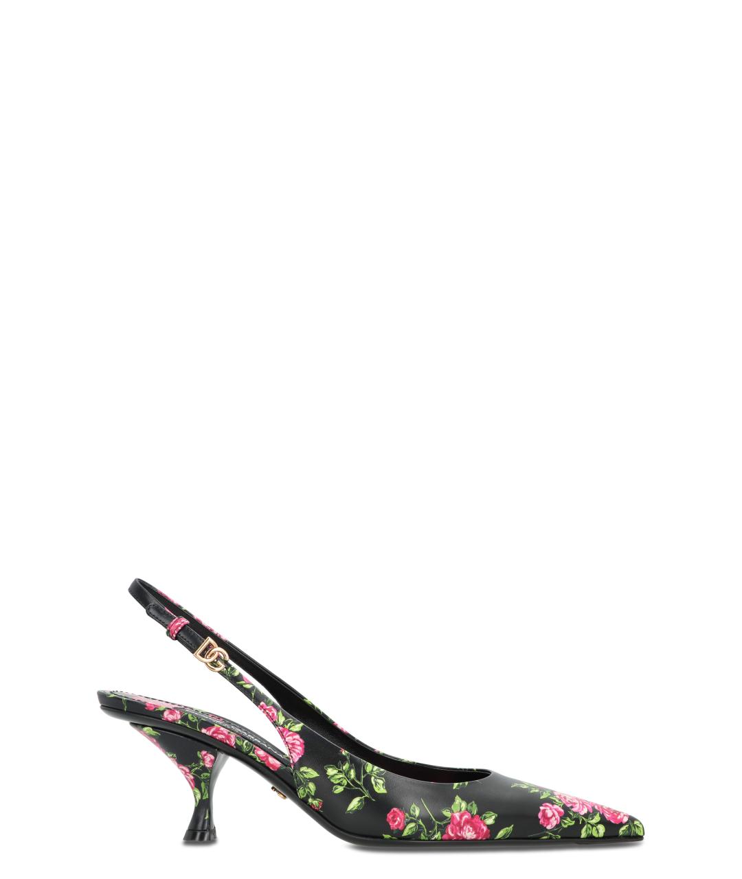 DOLCE&GABBANA Мульти кожаные туфли, фото 4