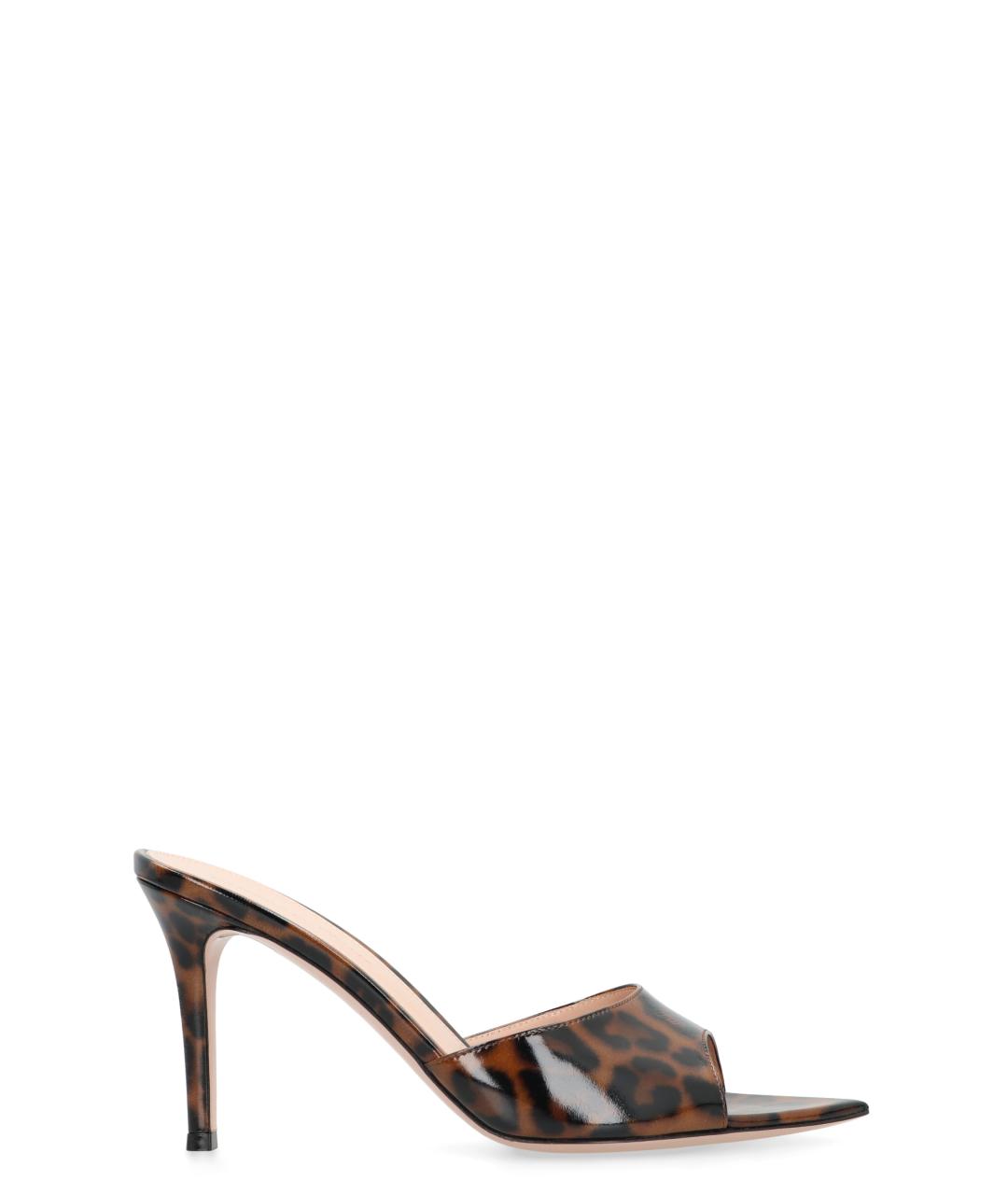 GIANVITO ROSSI Кожаные мюли, фото 1