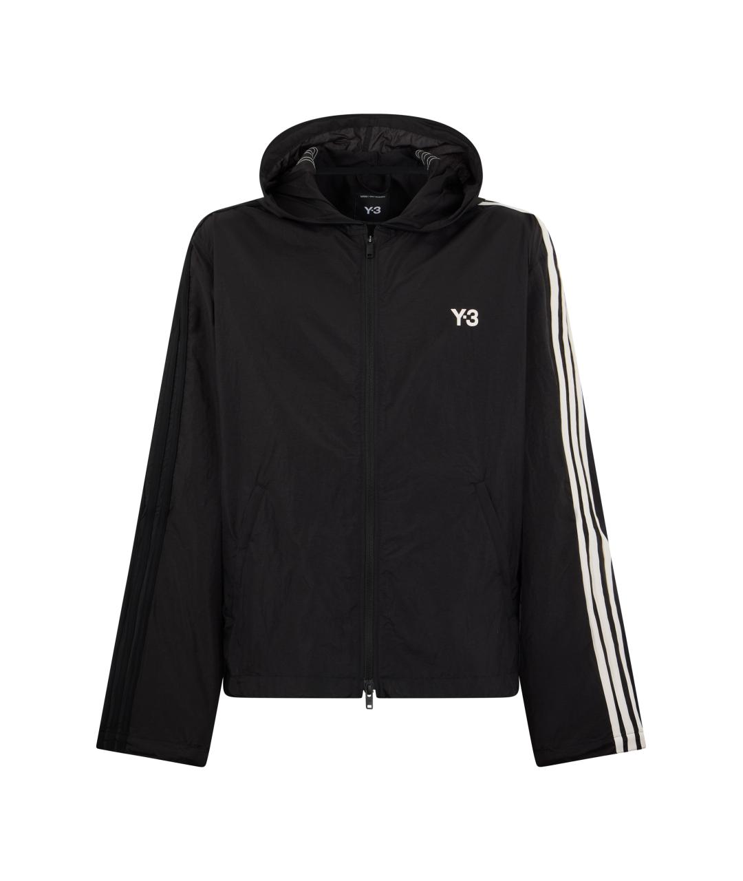 ADIDAS Черная полиамидовая куртка, фото 1