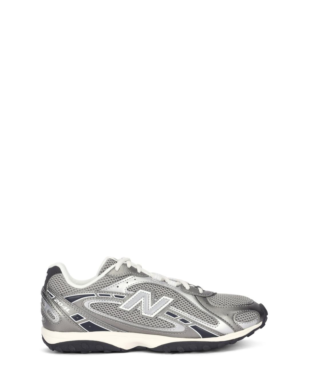 NEW BALANCE Серые кожаные кроссовки, фото 1