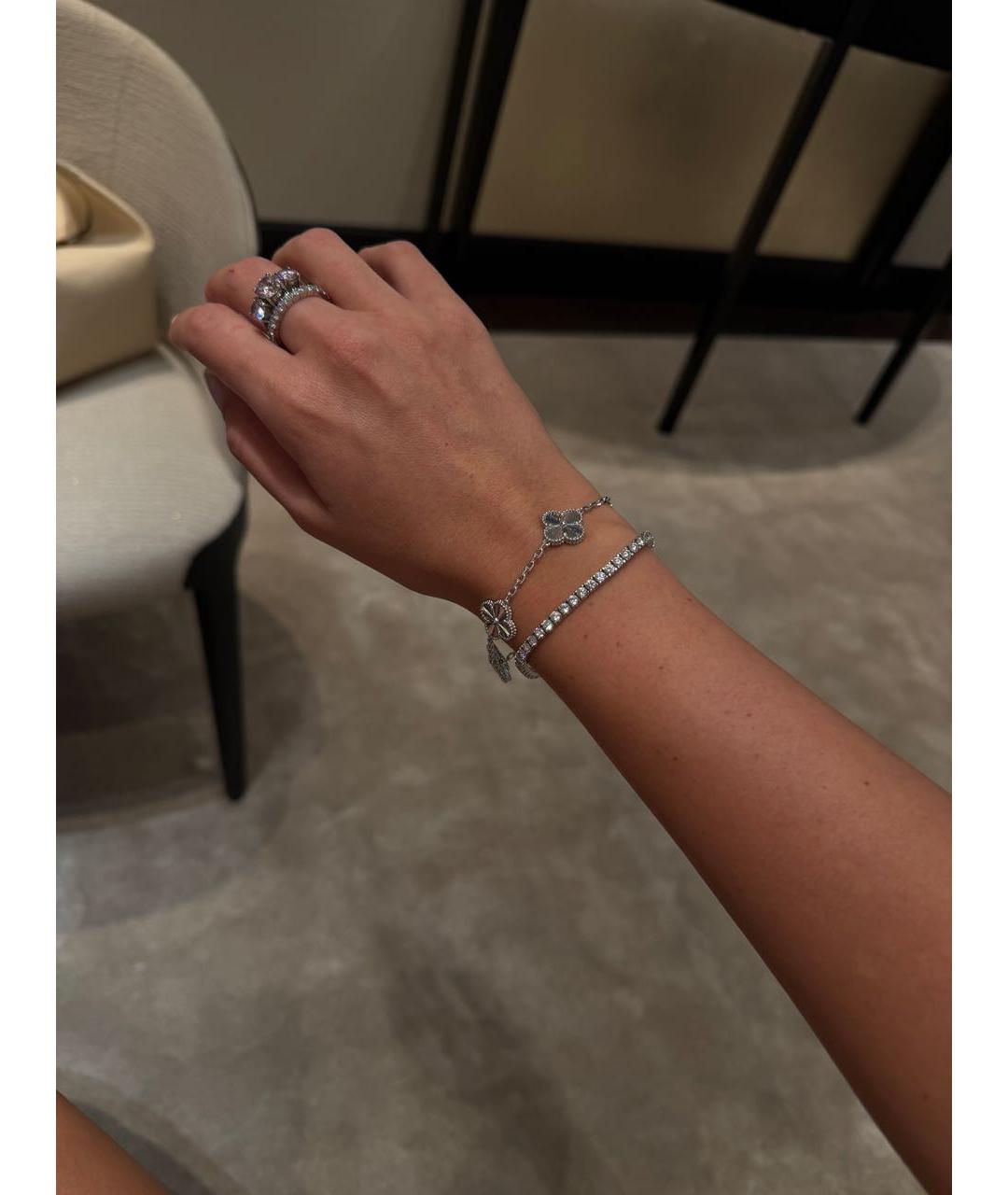VAN CLEEF & ARPELS Серебряный браслет из белого золота, фото 4