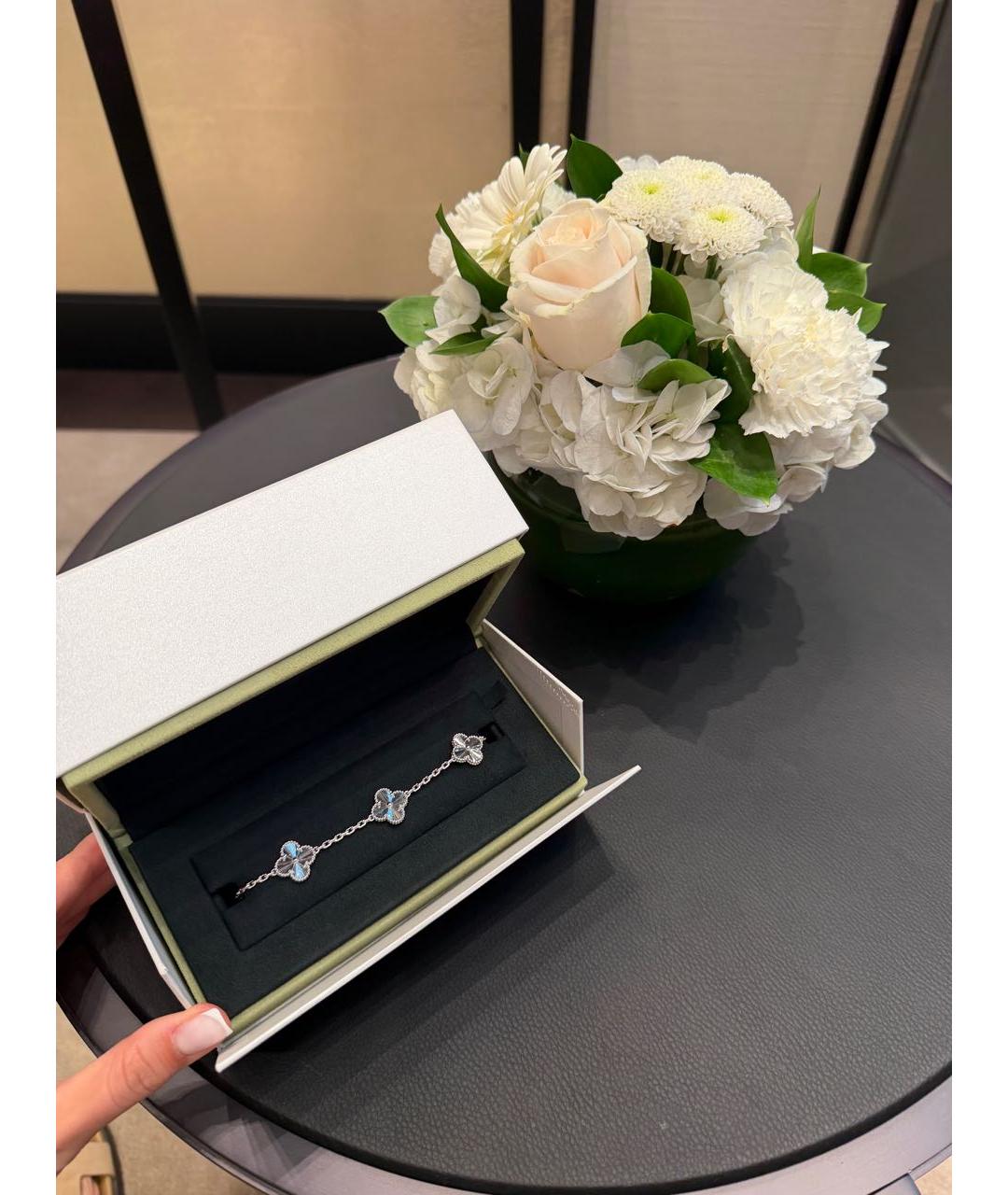 VAN CLEEF & ARPELS Серебряный браслет из белого золота, фото 2