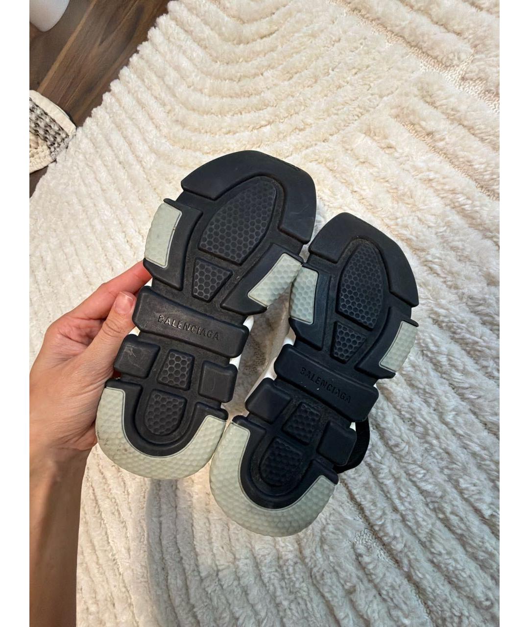 BALENCIAGA Серые текстильные кеды, фото 5