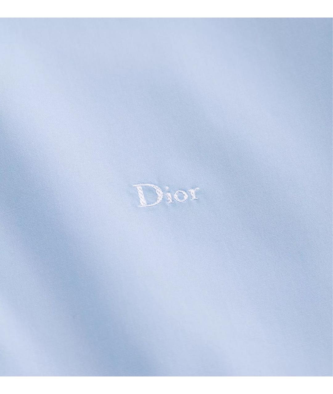 CHRISTIAN DIOR Синяя хлопковая блузы, фото 7