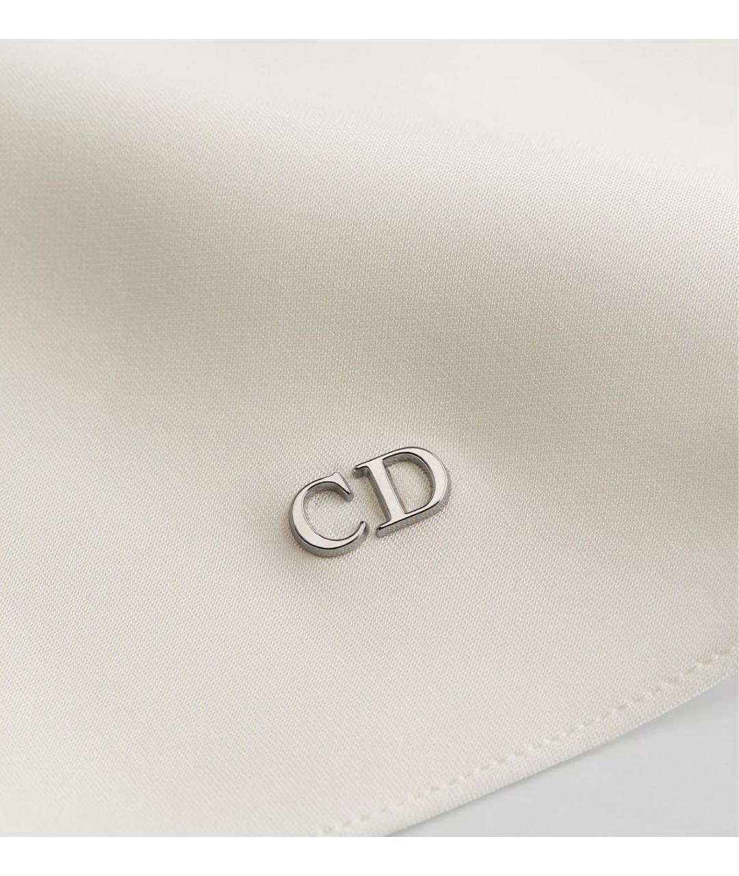 CHRISTIAN DIOR Белая шелковая блузы, фото 6