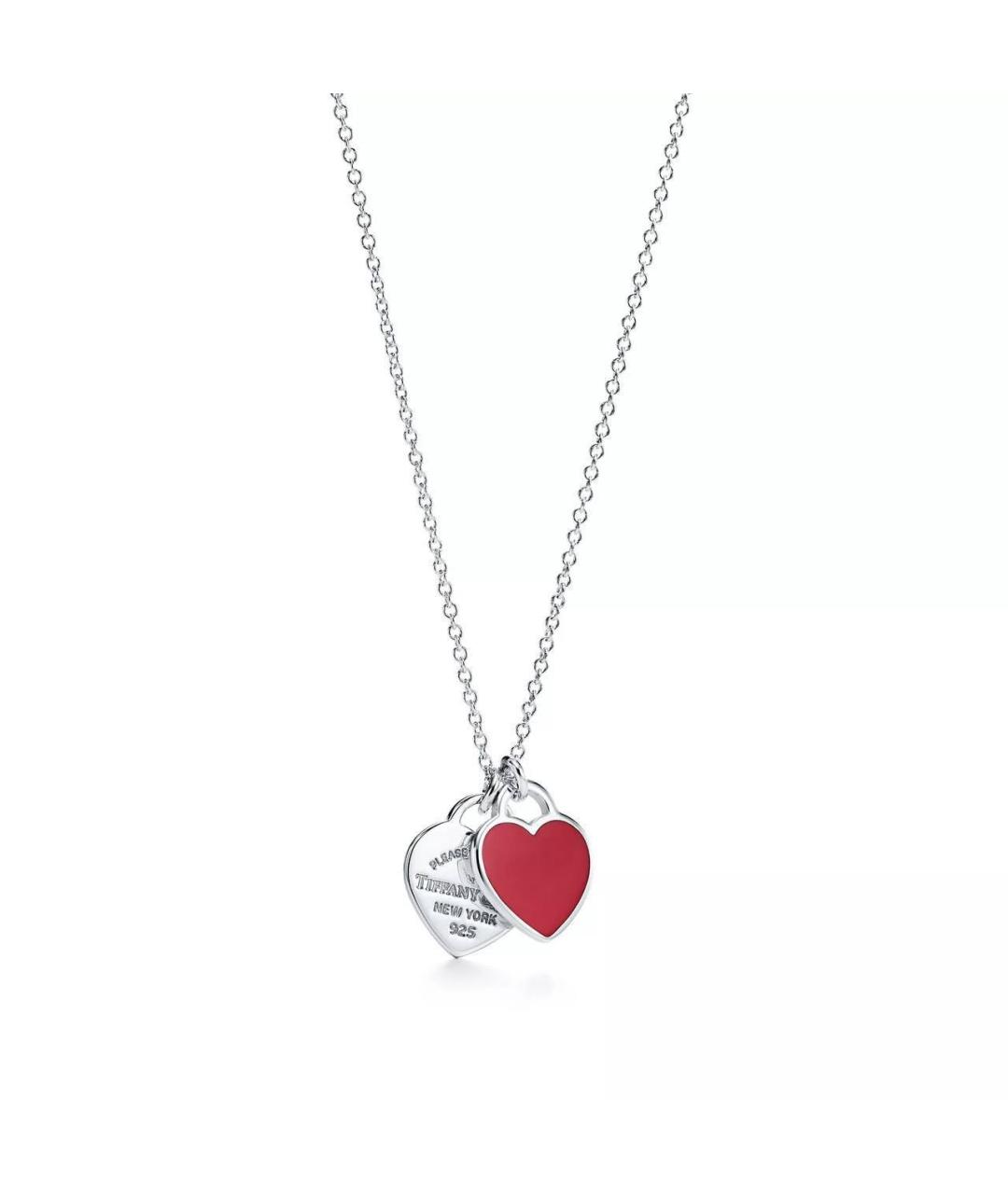TIFFANY&CO Красное серебряное колье, фото 4
