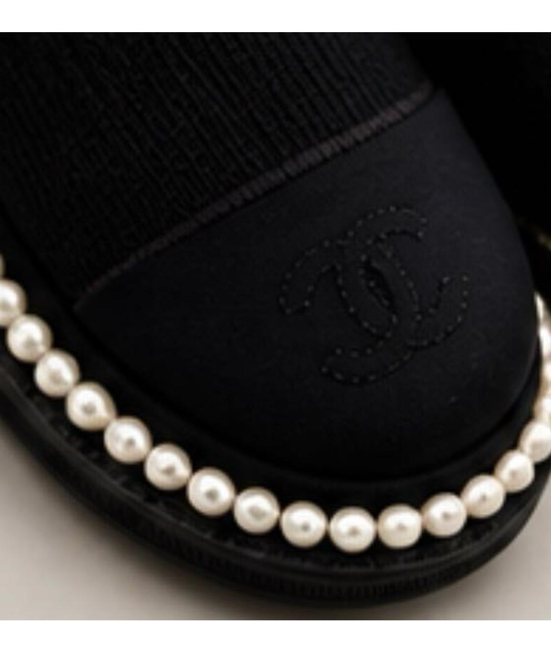 CHANEL Черные лоферы, фото 6