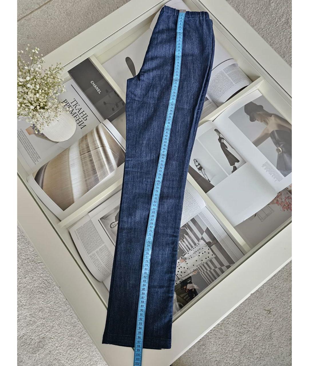 BURBERRY Синие хлопковые брюки и шорты, фото 5
