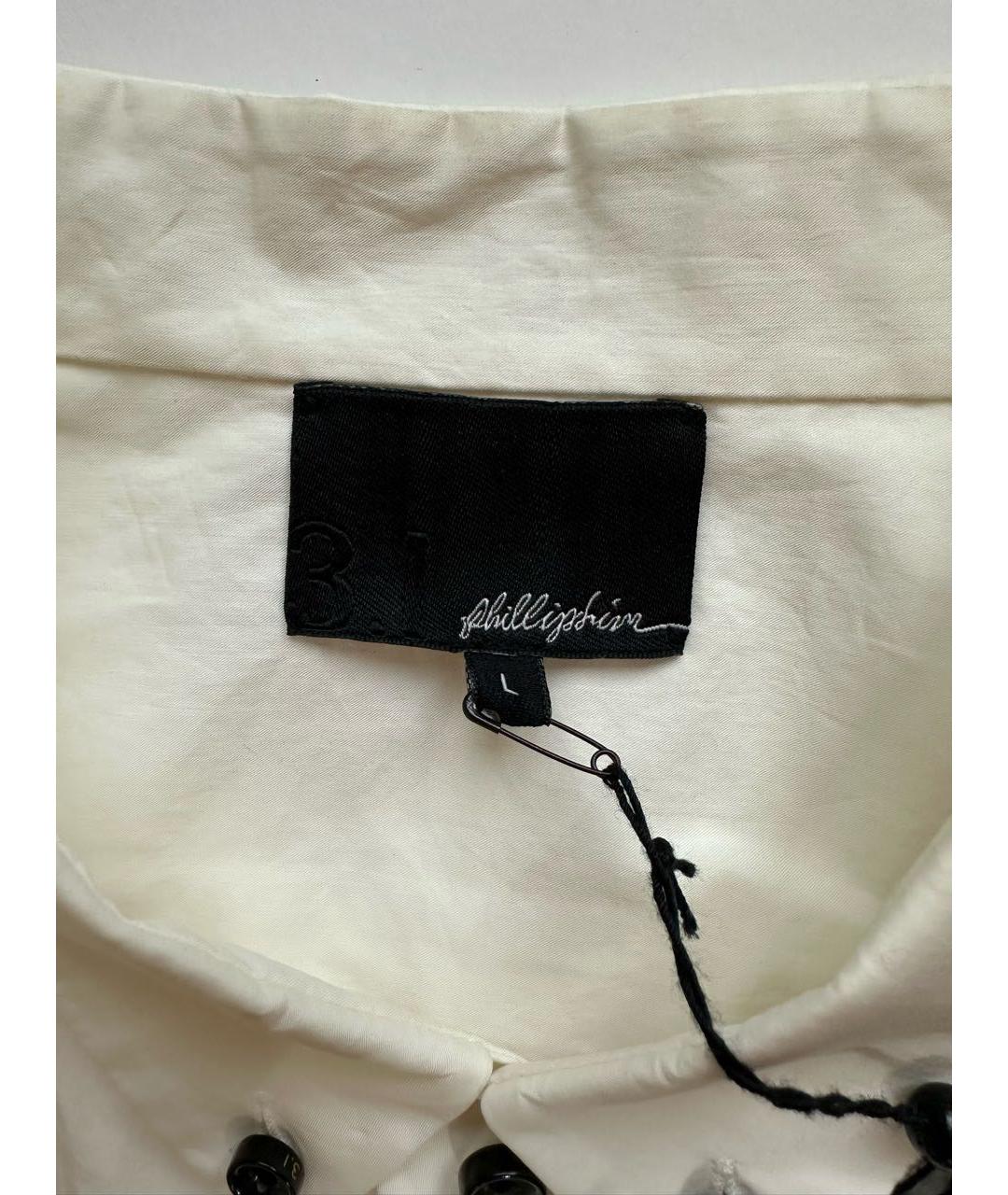 3.1 PHILLIP LIM Белая хлопковая кэжуал рубашка, фото 3