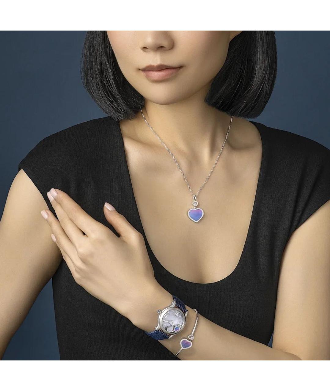 CHOPARD Серебряное колье из белого золота, фото 5