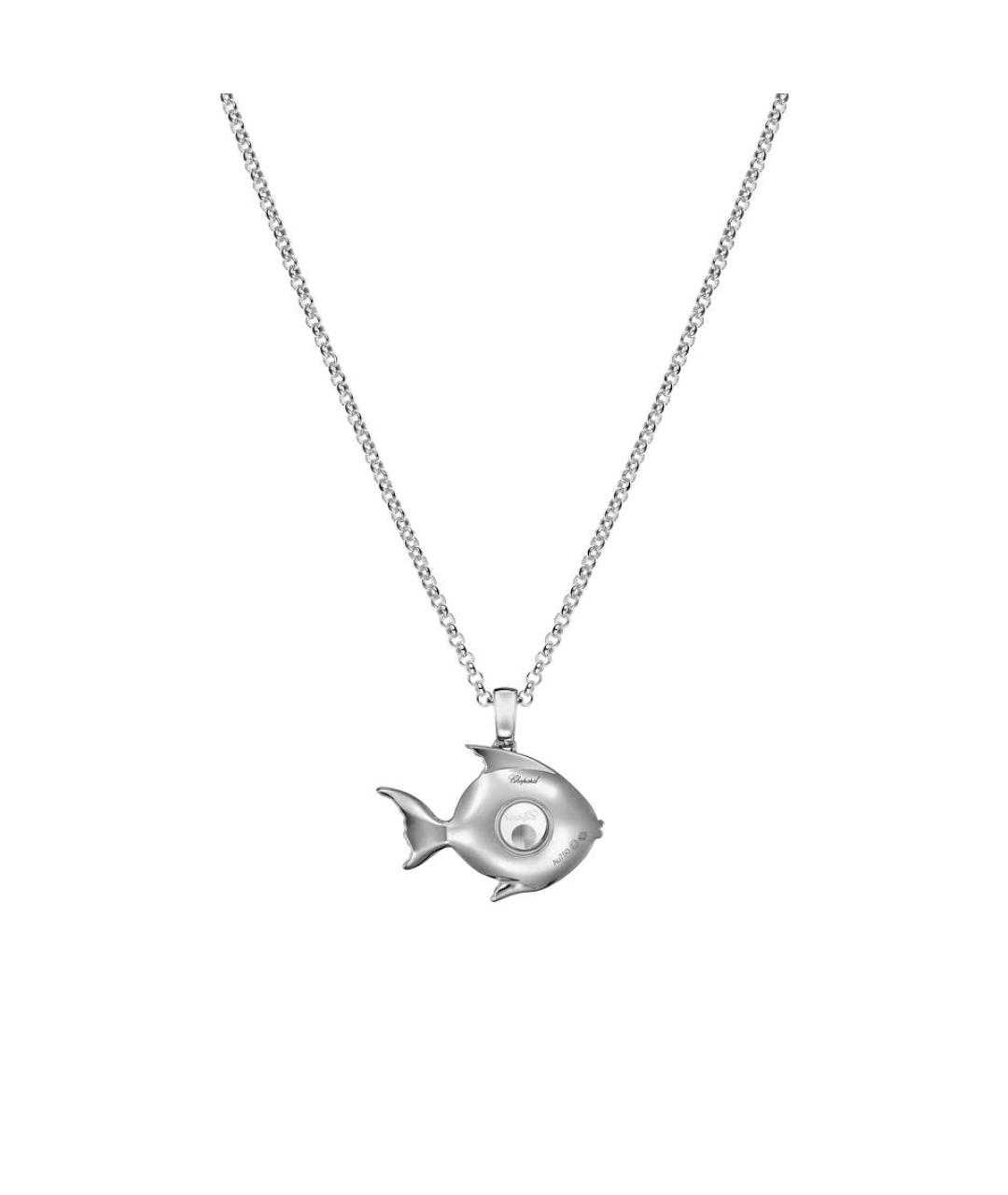 CHOPARD Серебряное колье из белого золота, фото 4