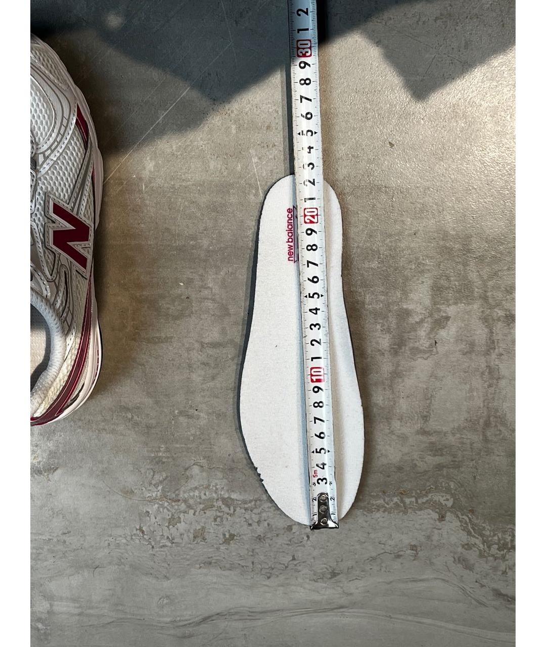 NEW BALANCE Белые кожаные кеды, фото 5